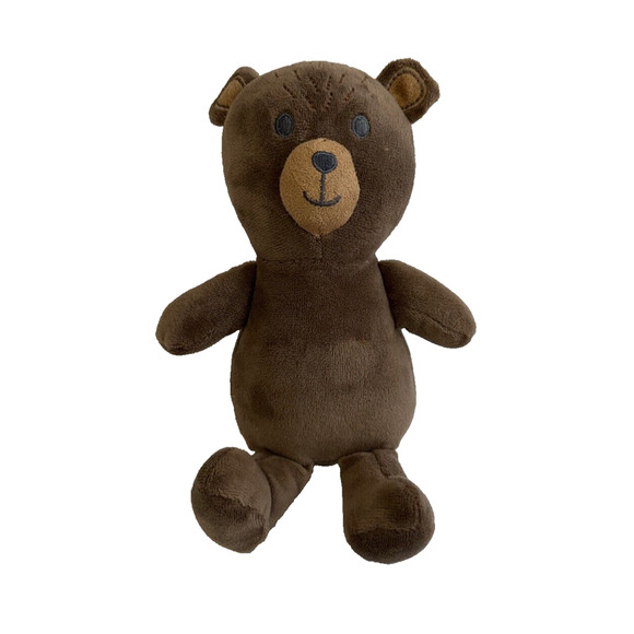 HB Hudson Baby Bear Brown Plush Toy Stuffed Animal Crib Toy - Picture 1 of 4